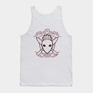 Carrot and Knife Coat of Arms Tank Top